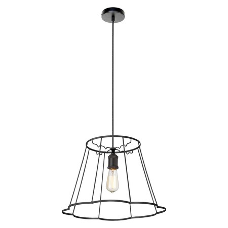 Dainolite Belenko 1-Light Small Pendants BKO-SM-BK